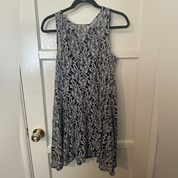 Free People Miles of Lace Boho Chic Sleeveless Mini Dress - Picture 2 of 5